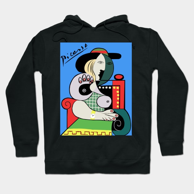 woman witch a watch Hoodie by wisscreation